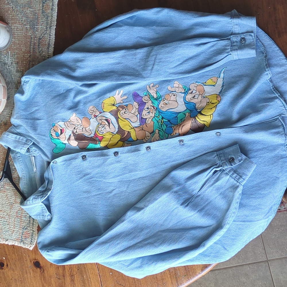 Vintage Disney Snow White Denim Shirt